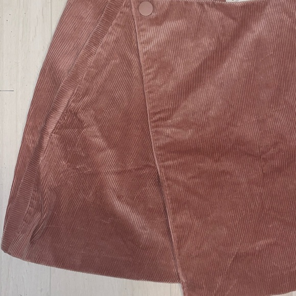 Club Monaco Corduroy Mini Skirt - Blush - Picture 4 of 10
